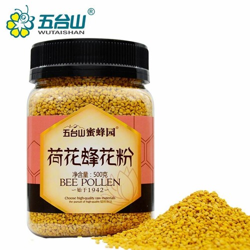 Snacks China Herbal Tea Lotus Bee Pollen Huafen中国养生食材天然非破壁花粉五台山蜜蜂园荷花蜂花粉500g 瓶 Ebay
