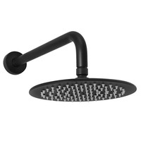 Welfenstein Regendusche 20Cm Zulaufarm Regenbrause Schwarz Matt HB10-ER20-PA