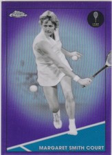 2021 Topps Chrome Tennis PURPLE Refractor #80 MARGARET SMITH COURT #55/199