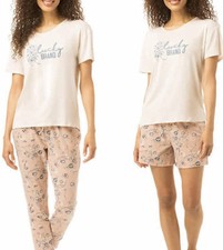 New Lucky Brand Women's 3-piece Pajama Set Top Pant Short Sz Large C65