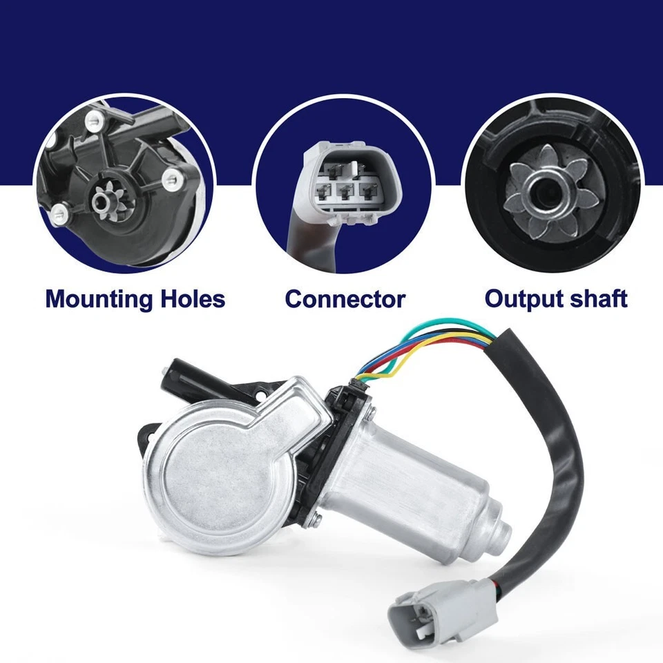 2X Motores de ventana para 98-07 Lexus LX470 y 00-07 Toyota Land Cruiser delanteros diestros y diestros Foto 3 de 4