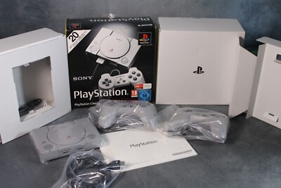 Sony PlayStation Classic Spielkonsole - Weiss Neuwertig komplett unbespielt