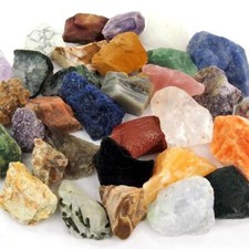 gemischte Rohsteine aus Brasilien Ø 30 - 50 mm Wassersteine EdelsteineHeilsteine