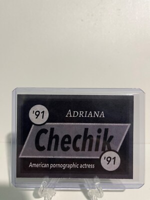 Adriana Chechik Adult Superstar Series original art novelty MADE CARD- Free Ship