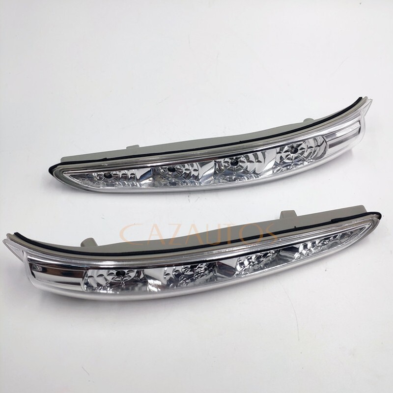 Genuine Hyundai Side Mirror Turn Signal Light Assembly Pair For Sonata 2010-2014 - LED, Clear Lens, 12V
