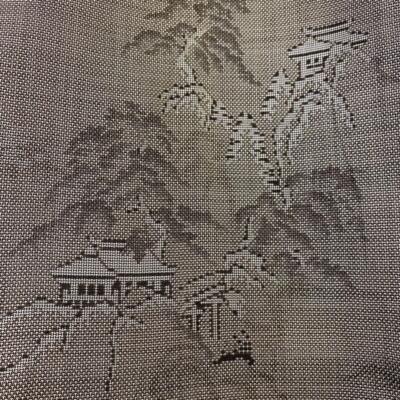 JAPANESE KIMONO TSUMUGI 159 cm 5' 3