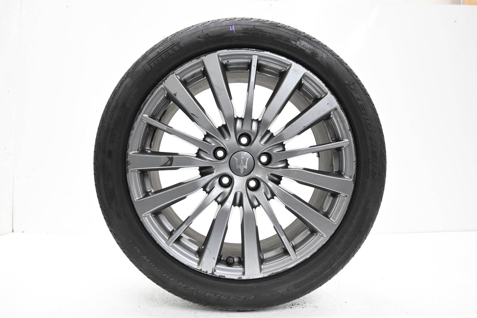 ⭐ 14-21 Maserati Ghibli Front 19" Light Alloy Speedline Rim Wheel Tire Oem