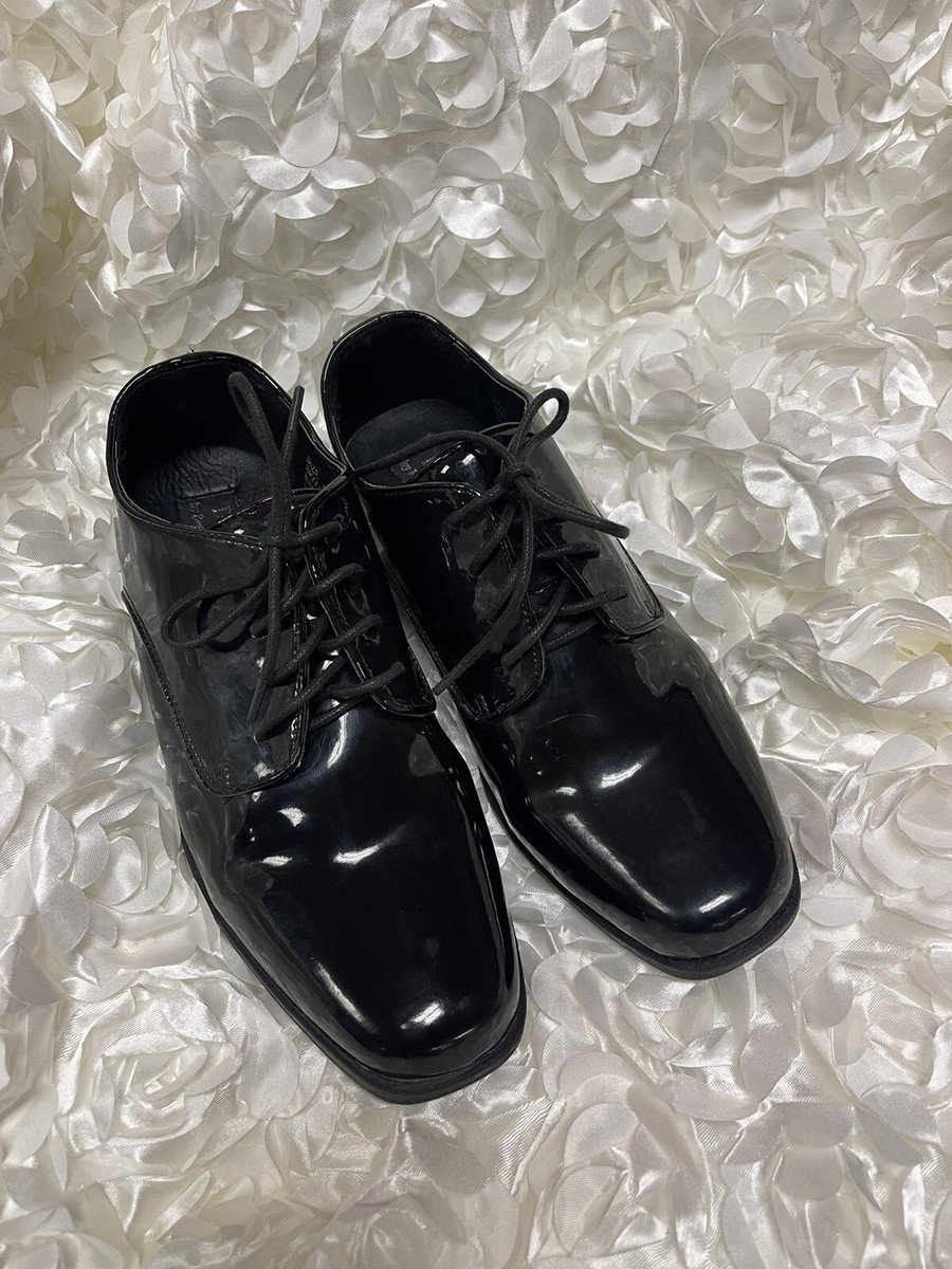 Dr Tuxedo's Mens Formal Dress Shoes Black Patent Size 7.5W | eBay