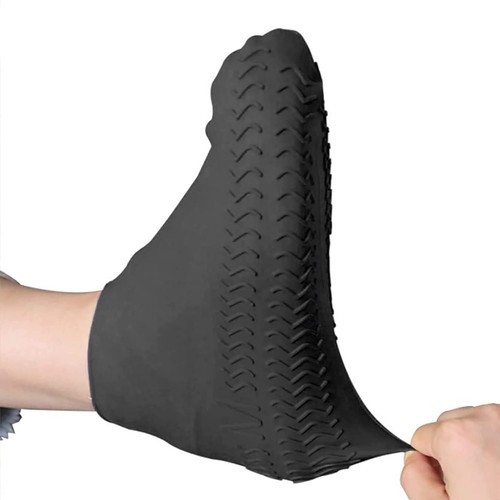 Resistant Silicone Overshoes Rain Waterproof Shoe Covers Boot Cover Protector - Picture 20 of 70