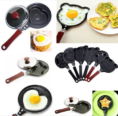 Mini Egg Pancake Frying Pan Cute Creative Kitchen Tool Cooker Non-Stick Pot New