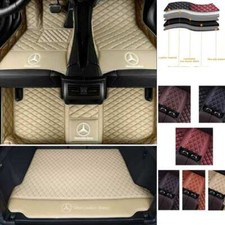 Fit Mercedes-Benz 1998-2024 All Model Waterproof Luxury Carpets Car Floor Mats