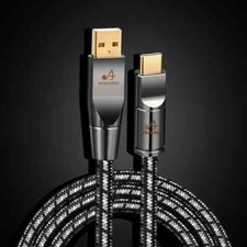 HiFi USB Cable USB Type A To B Audio usb otg type B Male For PC DAC Mobile cord