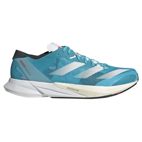 Adidas Adizero Adios 8, Uomo Taglia 13 Medium, Ciano Lucido/Bianco/Rosso HP9721 NUOVE! - Foto 5 di 10