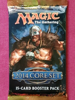 mtg 2014 core set booster box Magic The Gathering 2014 CORE SET M14 New Sealed Booster Pack MTG