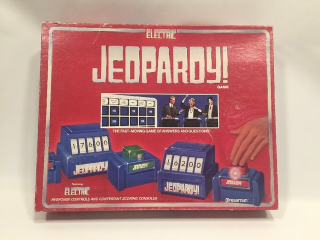 Electric Jeopardy Game Pressman 1987 #5858 Electronic Quiz for sale online | eBay