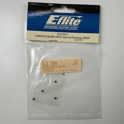 E-Flite EFLH3013 Feathering Spindle with O-Rings and Bushings (for BMSR) NEW
