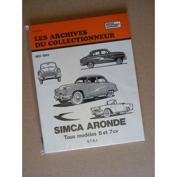 Simca Aronde P60 1300 Guide Technique Restauration Voiture Collection
