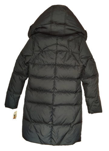 Cole Haan Signature Women Navy Hooded Down Quilted Feather Puffer Coat S NWT - Picture 4 of 16