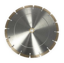 10-Inch Dry or Wet  Segmented Diamond Blade with 5/8 Inch Arbor, Brick, Block