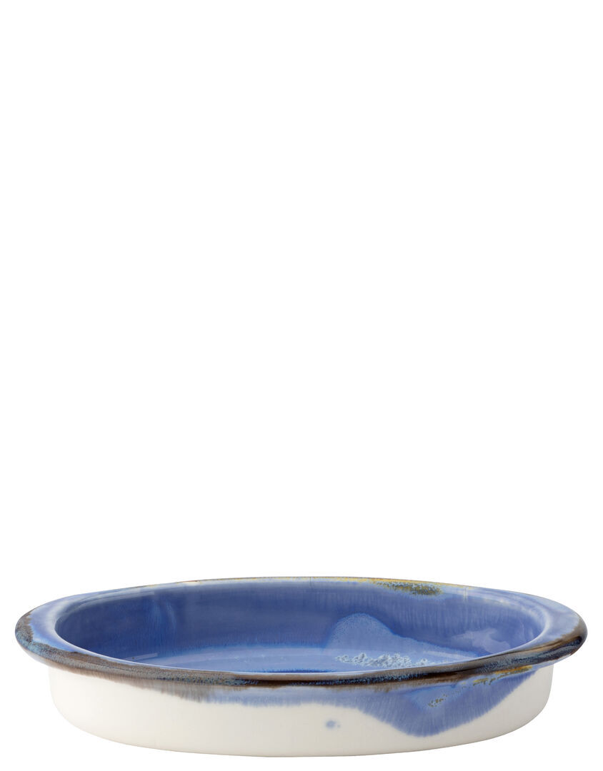 Murra Pacific Porcelain Oval Eared Dish Serving Dish Set 8.5"" (22Cm) Pack Of 6