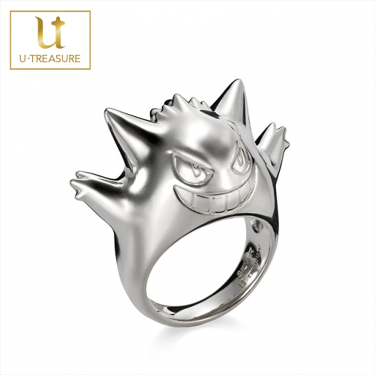 Pokemon U-TREASURE K.UNO Gengar silver ring Pocket Monsters NEW | eBay
