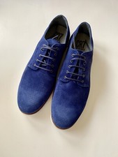 CR7 Cristiano Ronaldo Shoes Blue Casual Oxfords Brogue Shoes Size 43/ Us 10