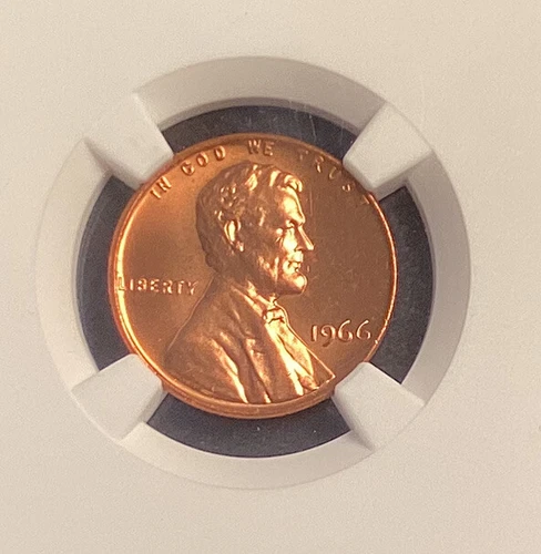 1966 NGC SMS 67 RD Lincoln Memorial Cent.