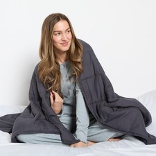 Image of OHS Weighted Blanket Sensory Sleep Therapy Anxiety Calming Kids Adults