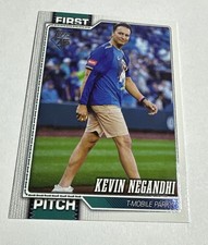 2026 Topps Series 1 Kevin Negandhi First Pitch #FP-4 T-Mobile Park Mariners B4