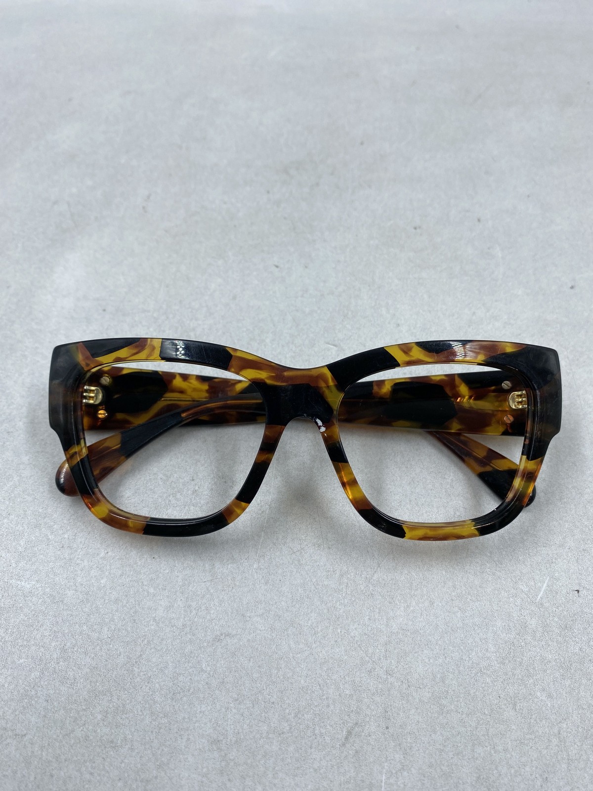 Gucci Multicolor Tortoise Rectangle Frame Eyewear… - image 1