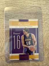 Pau Gasol #19 2011 Panini Classics Los Angeles Lakers Basketball Card NBA NM