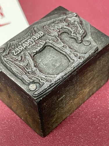 Vintage Masonic Letterpress Printing Cut, Freemason AAHMES Greymares Band - Picture 4 of 6