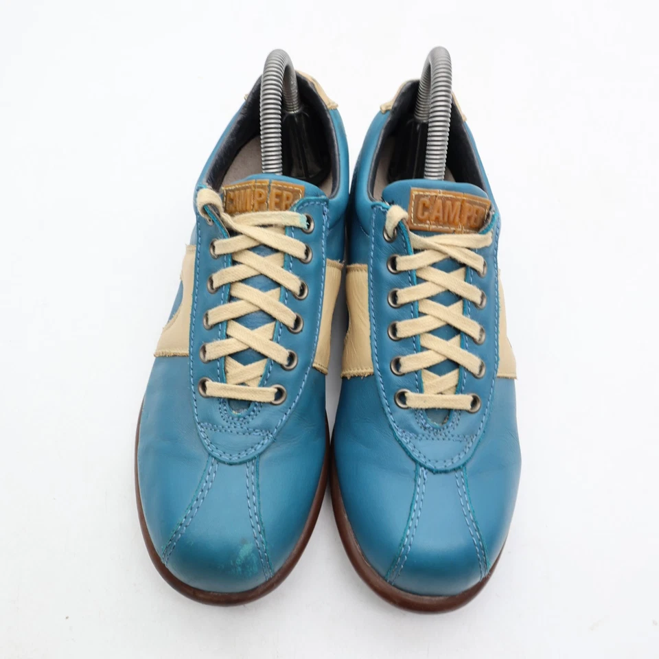 Camper Pelotas Ariel Walking Shoes Oxfords Women's Size EU 38 Blue Leather - Image 2 of 4