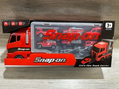 Snap On Tools Kids Fire Truck Carrier Toy *NEW* In Package | eBay