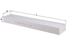 Innenraumfilter KNECHT LA 582 Partikelfilter für MERCEDES R129 SL 280 129 058