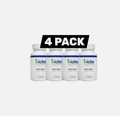 +Biote Nutraceuticals   DIM SGS +   Hormone 4X Detox [240 tablets] Exp 03/28 US