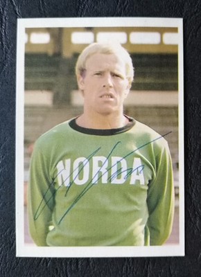 17602 Albert Voss Werder Bremen Autogramm auf Sammelbild Bundesliga 77/78