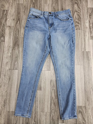 #ad Mudd Jeans Womens 11 Light Wash Blue High Rise Skinny Jegging FLX Stretch Denim $13.05