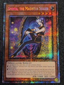 Spenta, the Magistus Sealer BPRO-EN098 Secret Rare 1st Edition