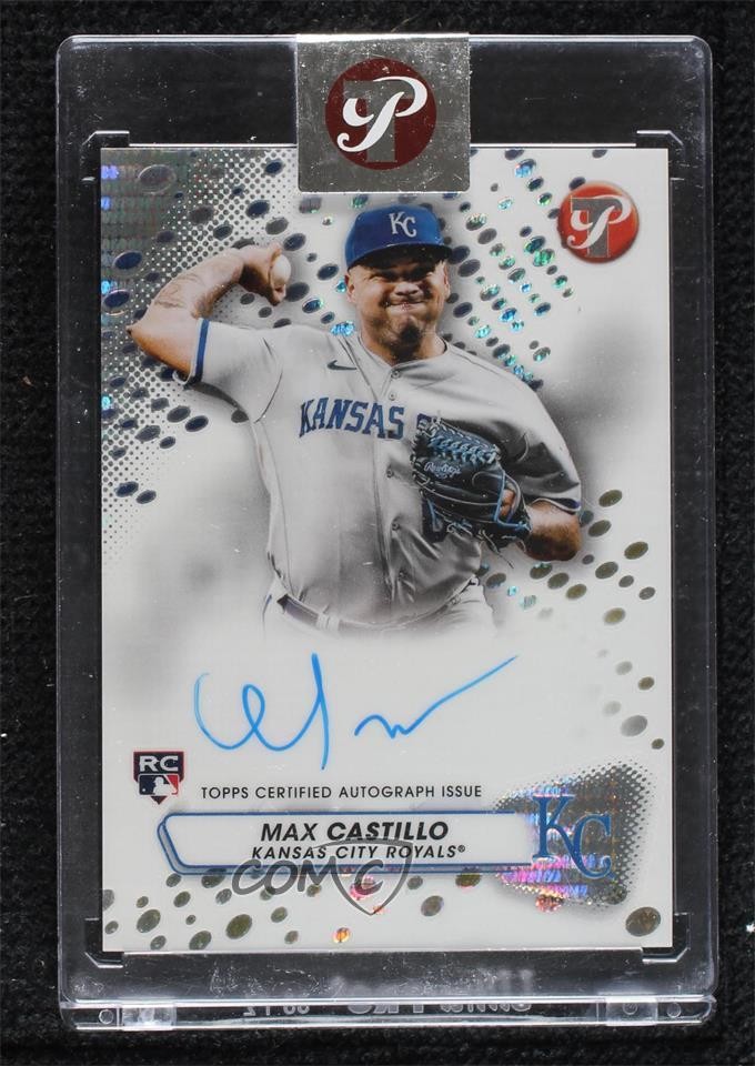 2023 Topps Pristine Pulsar Refractor 1/99 Max Castillo #PA-MC Rookie Auto RC ni4