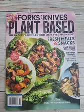 Forks Over Knives Magazine August 2025 - Plant Based fresh meals & snacks dinner