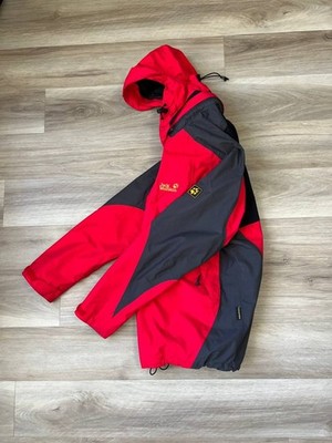 Jack Wolfskin Men s Red/Black Outdoor Windbreaker Jacket Size XL