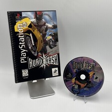 Road Rash (Sony PlayStation 1, 1995) Long Box Tested & Working