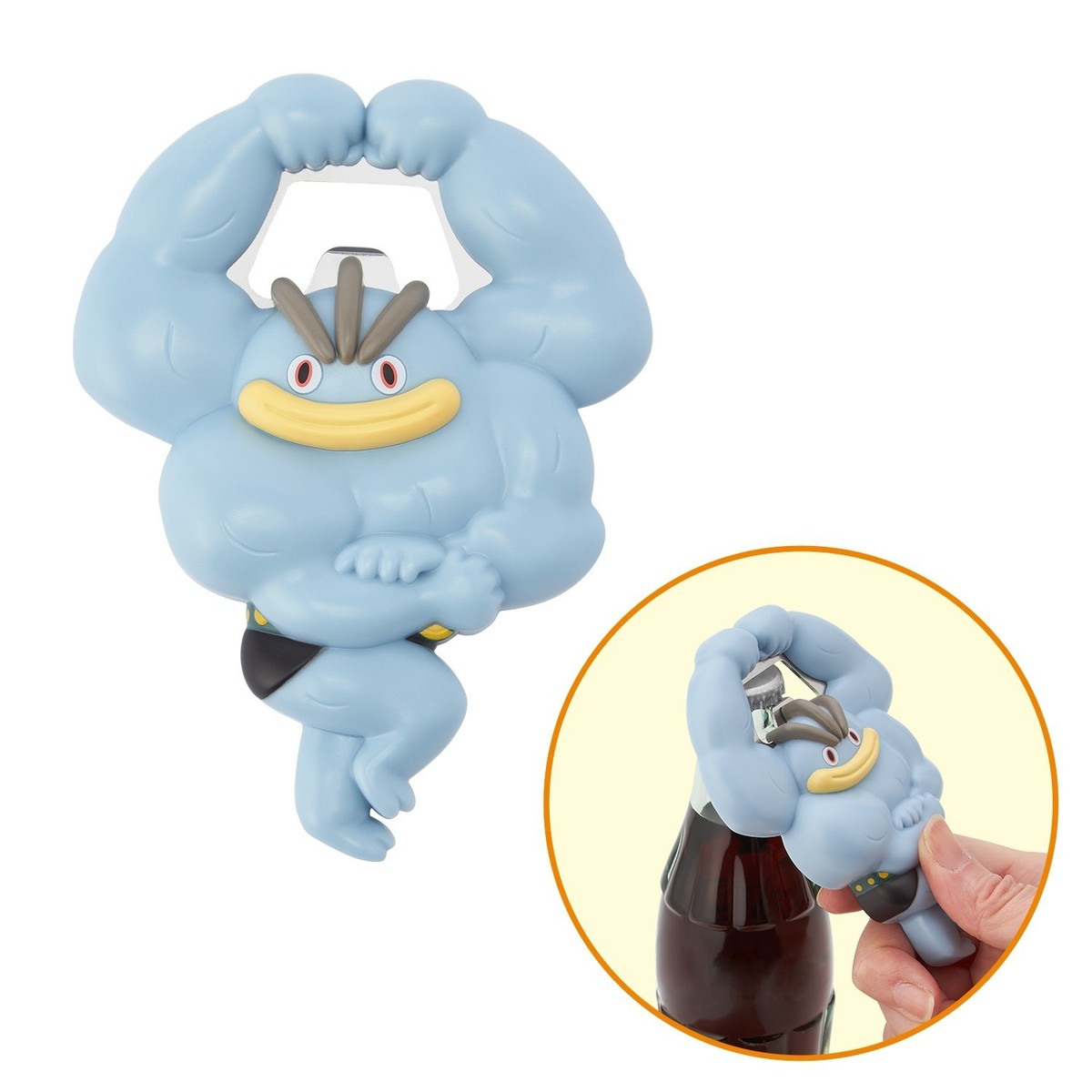Pokemon Center Training Time Machamp Bottle Opener Magnet Japan