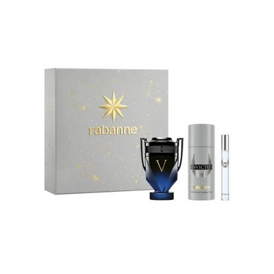 Rabanne Invictus Victory Elixir Eau De Parfum Spray 100ml Set 3 Stück