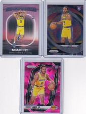 3x Bronny James RC Lot Prizm Pink Ice Skyview Insert & Instant Impact LAKERS
