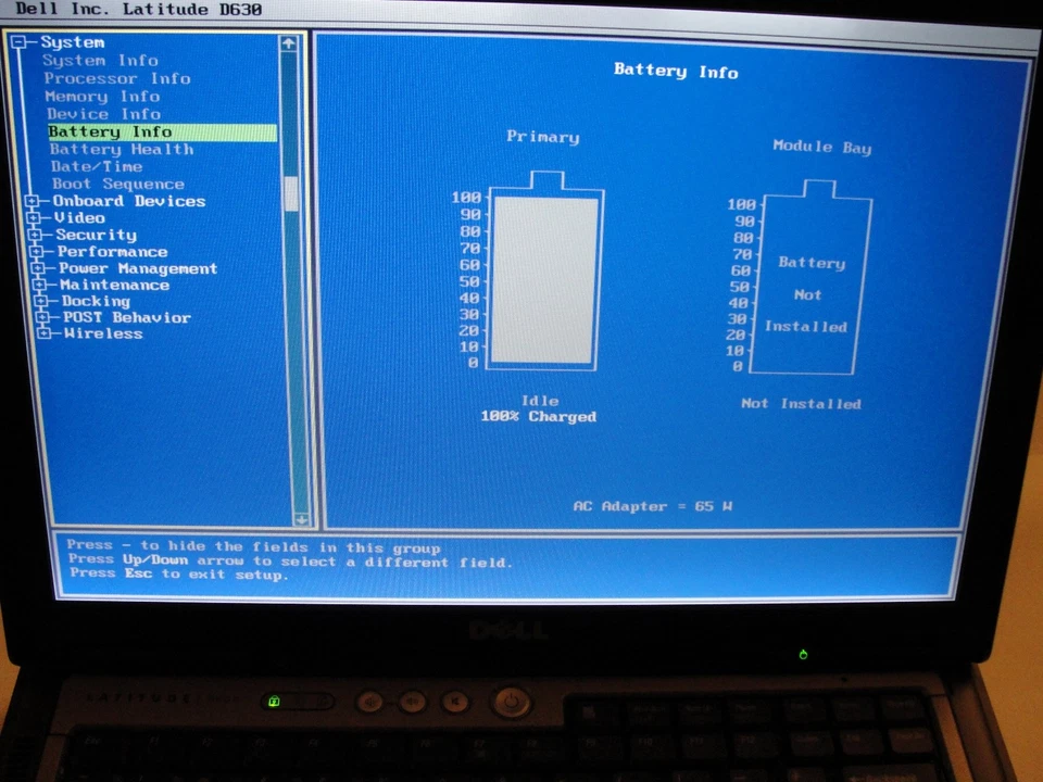 Dell Laptop Duo Windows XP Pro 320gb SSD 3gb RS232 DB9 Serial Com Port, 85W Batt - Immagine 3 di 4