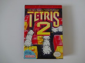 Tetris 2 CIB Complete in Box with Manual Poster & Extras Nintendo NES Tested