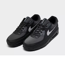 Nike Air Max 90 Black Gray Low Top Athletic S...