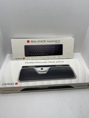 Contour RollerMouse Red Plus and Balance Keyboard Wired BRAND NEW
